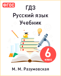 Русский язык 6 класс учебник Разумовская, Львова